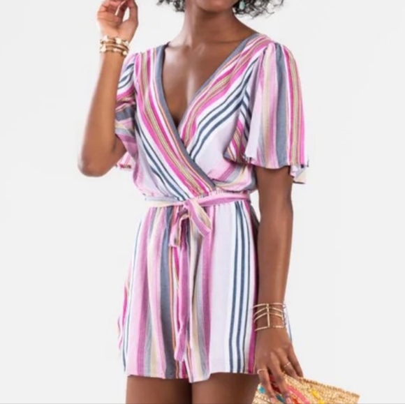 TRIXXI WOMENS ROMPER SIZE M MULTICOLORED NEW WITH TAGS - Picture 3 of 10